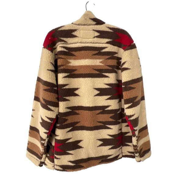 Tasha Polizzi Palomino Telluride Jacket Men's M Sherpa Aztec Saddle Blanket NEW - Picture 2 of 7